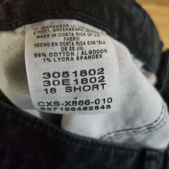 Lee Jeans Women’s Size 16 Short Black Relaxed Straight Leg Comfortable At Waist - Picture 4 of 12